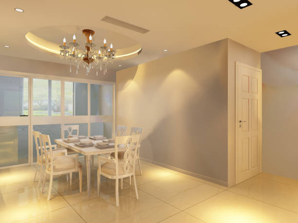 تصویر 2 از لامپ سقفی پایه دار مدرن و استاندارد